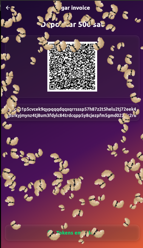 ElCaju - Enviar ecash